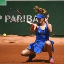 Alizée Cornet à Roland-Garros 2015