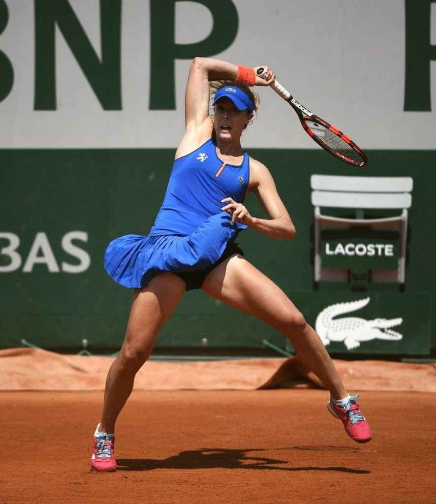 Alizée Cornet à Roland-Garros 2015