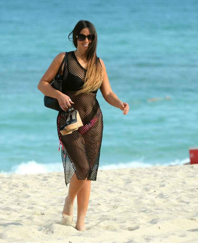 Claudia Romani en bikini à Miami