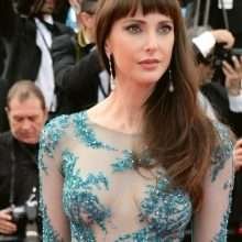 Frédérique Bel seins nus à Cannes