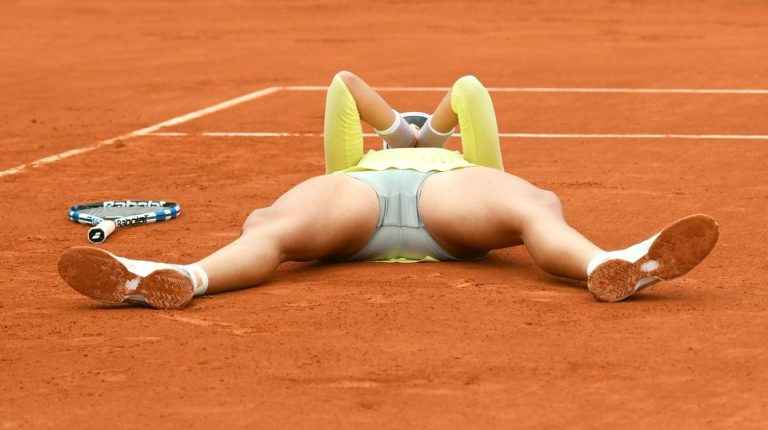 Garbine Muguruza à Roland-Garros 2016