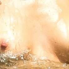 Joanna Krupa seins nus à la plage
