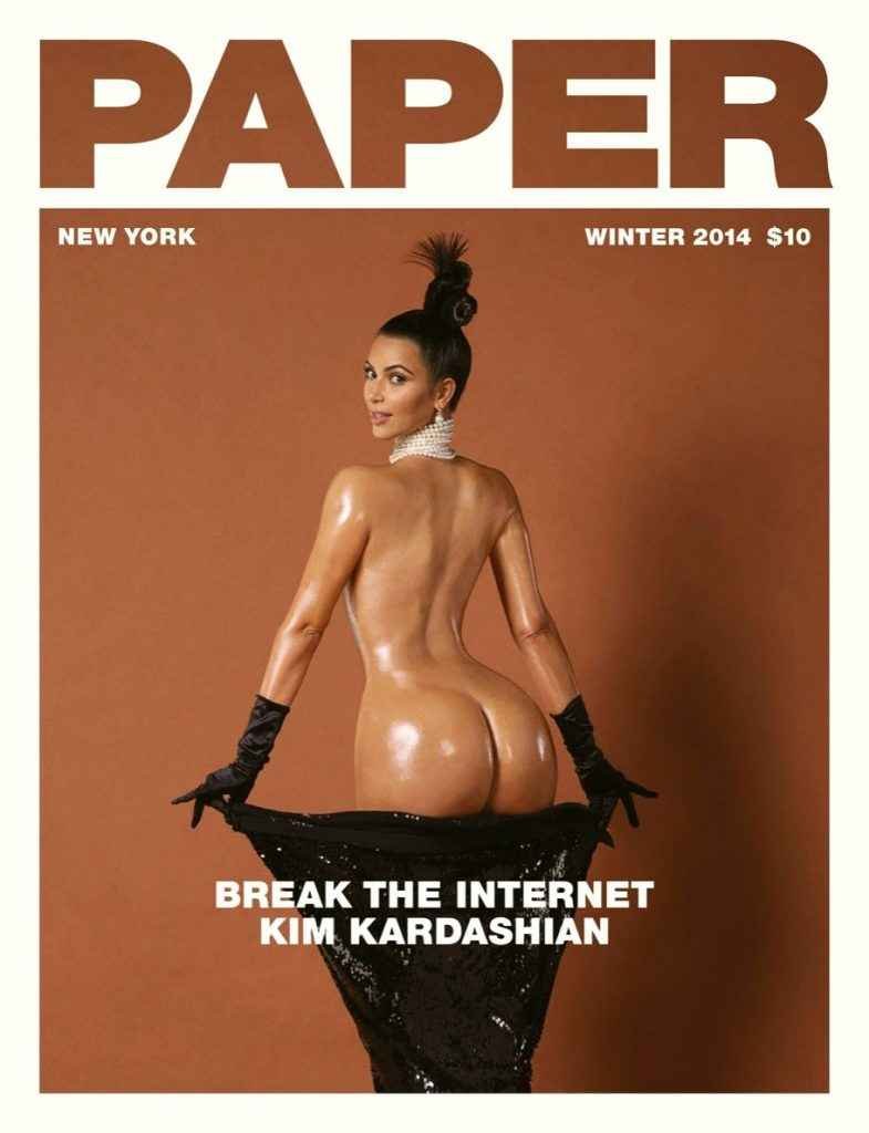 Kim Kardashian nue pour Paper Mag