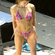 Mélissa Theuriau en bikini à Miami