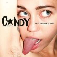 Miley Cyrus nue dans Candy Mag