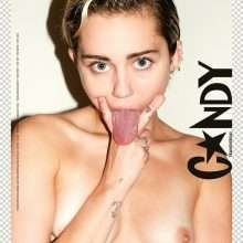 Miley Cyrus nue dans Candy Mag