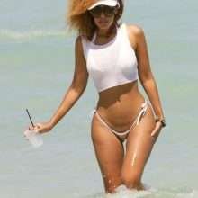 Aisha Thalie en bikini à Miami