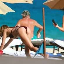 Ashlen Alexandra seins nus à Miami Beach
