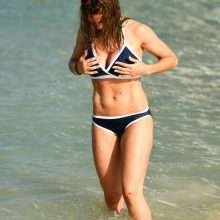 Gemma Atkinson en bikini au Cap Vert