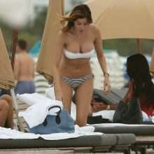 Aida Yespica en bikini à Miami Beach