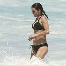 Courtney Cox en bikini aux Bahamas