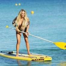 Bianca Gascoige en bikini à Ibiza