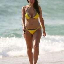 Imogen Thomas en bikini à Aruba