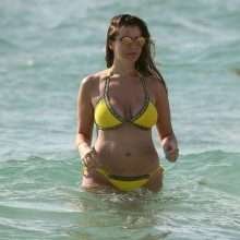 Imogen Thomas en bikini à Aruba