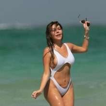 Liziane Gutierez en bikini à Miami Beach