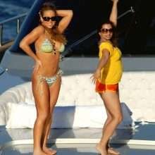 Mariah Carey en bikini à Capri