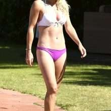 Caroline Wozniacki en bikini en Italie