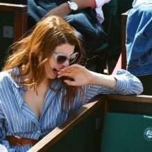 Élodie Frégé à Roland-Garros 2017
