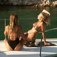 Tiffany Watson en bikini en croatie