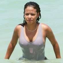 Christina Milian en maillot de bain à Miami