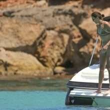 Garbine Muguruza en bikini à Formentera