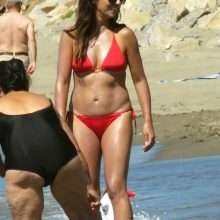 Monica Cruz en bikini à Marbella