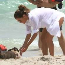 Eva Longoria en bikini à Miami