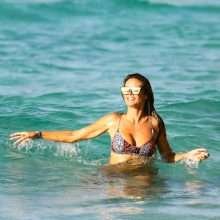 Heidi Klum en bikini à Saint-Bart'