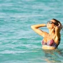Heidi Klum en bikini à Saint-Bart'
