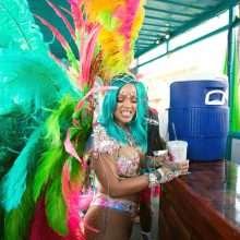 Rihanna au Carnaval de La Barbade 2017
