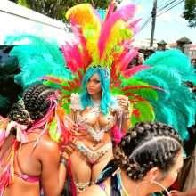 Rihanna au Carnaval de La Barbade 2017