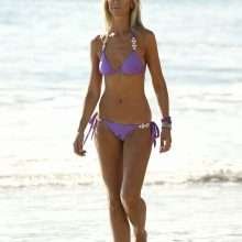 Lady Victoria Hervey en bikini à Malibu