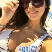Alexandra Rodriguez en maillot de bain à Miami