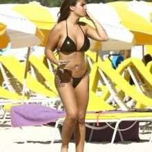 Elettra LAmborghini en bikini à Miami Beach