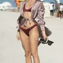 Mariya Melnyk en bikini à Miami