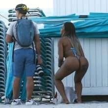 Moriah Mills en bikini à Miami