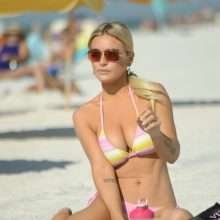 Lauren Hubbard en bikini à Miami