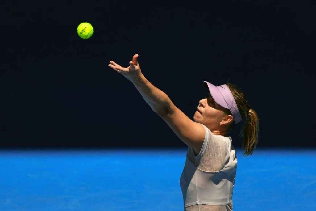 Maria Sharapova à l'Open d'Australie 2018