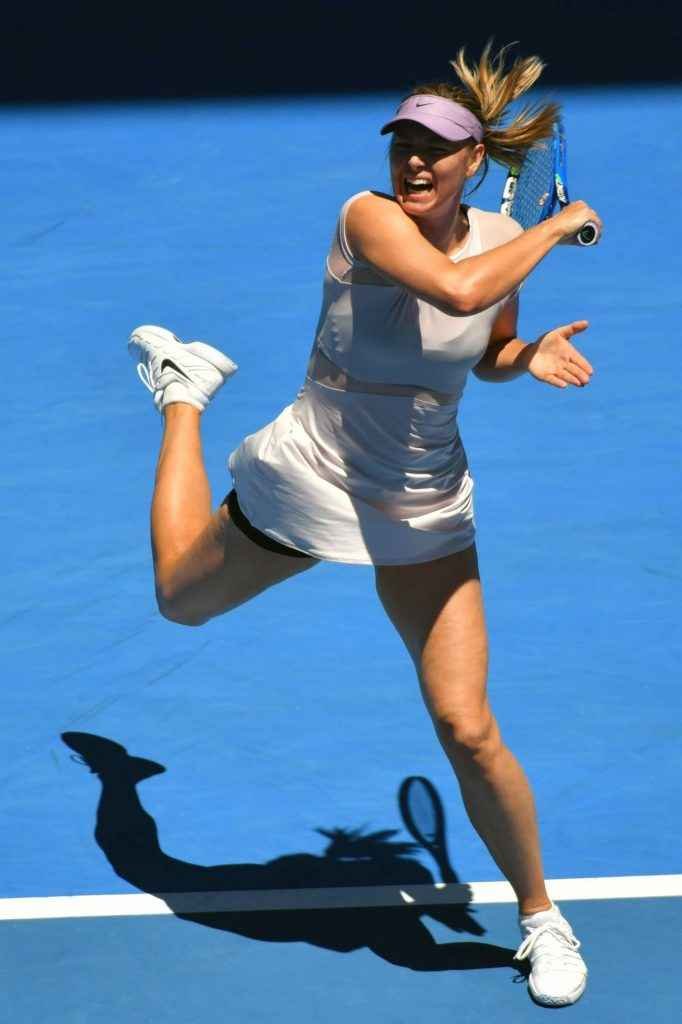 Maria Sharapova à l'Open d'Australie 2018