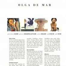 Olga De Mar nue dans Playboy