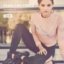 Selena Gomez pose pour Puma dans Vogue