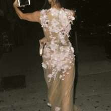Bai Ling dans une robe transparente à West Hollywood