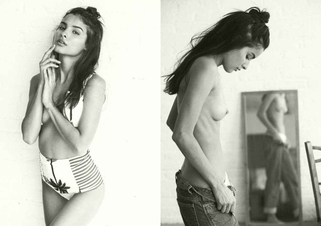 Camila Romero seins nus dans Tender