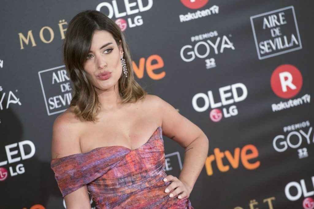 Dulceida aux Goya Awards à Madrid