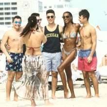 Jasmine Tookes et Lais Ribeiro en bikini à Miami