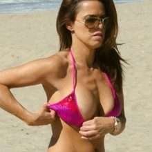 Rosa Blasi en bikini à Hermosa Beach