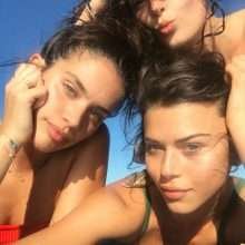 Sara Sampaio, Sadie Newman et Georgia Fowler en bikini aux Bahamas