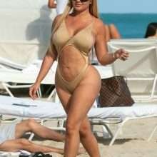 Anastasia Kvitko en bikini à Miami