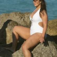 Ashley Graham en bikini à Miami