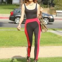 Blanca Blanco en leggings à Beverly Hills